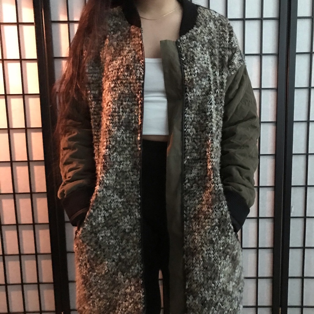 Long Bomber Jacket